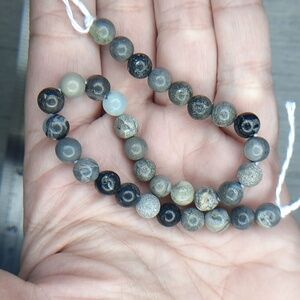$💲$ 6mm Dark Amazonite 8in Strand #3